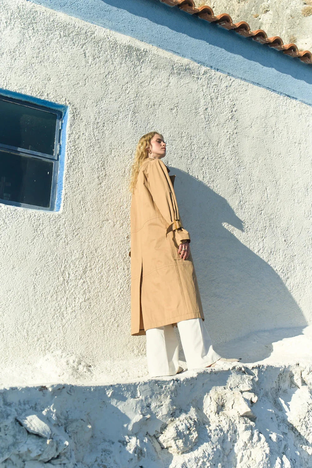 Nazlı Ceren-Shelly Koton Trençkot-Trençkot-4-Milagron.com