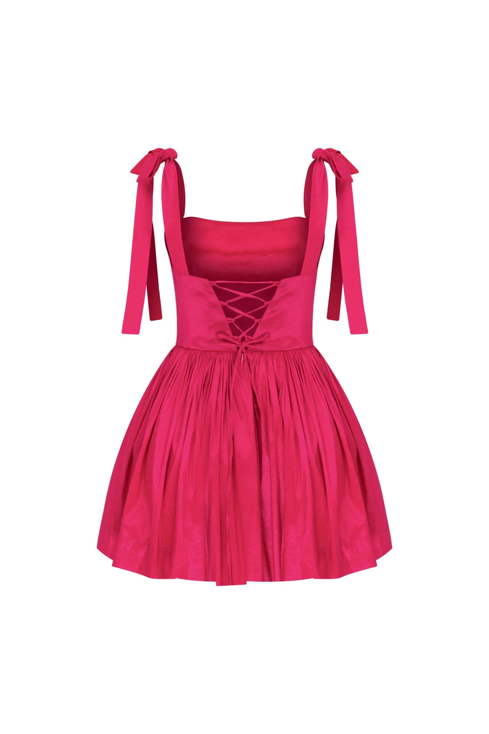Nazlı Ceren-Sibby Mini Elbise Pink-Elbise-3-Milagron.com