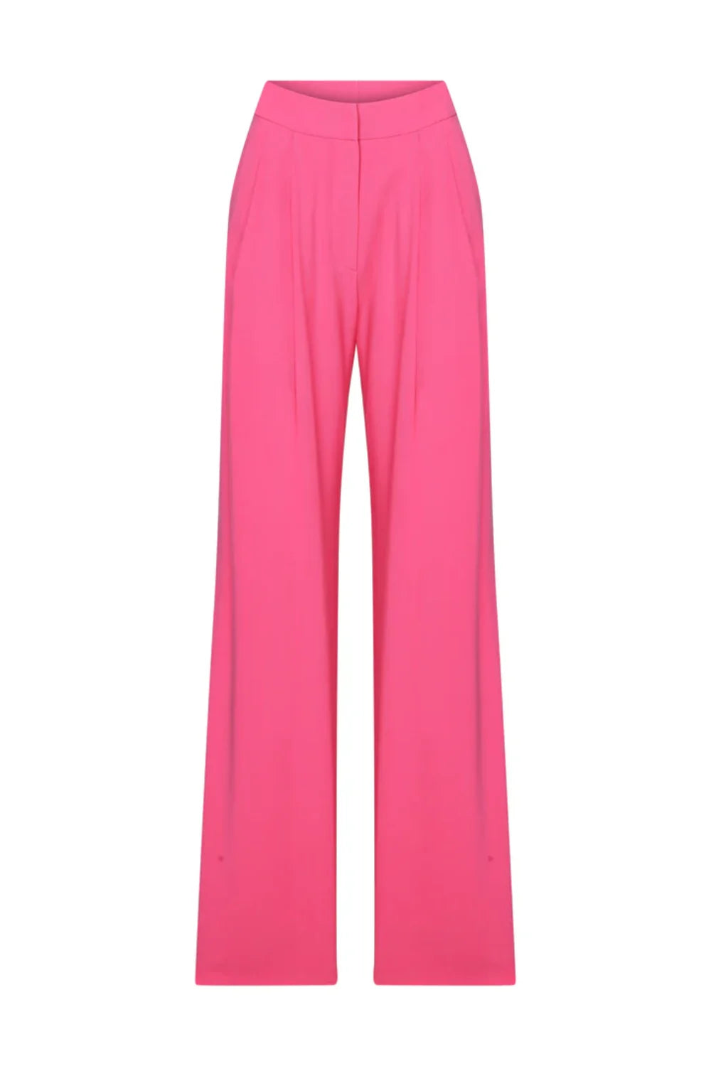 Nazlı Ceren-Tina Wide Leg Pantolon Bubble Gum Pink-Kumaş Pantolon-1-Milagron.com