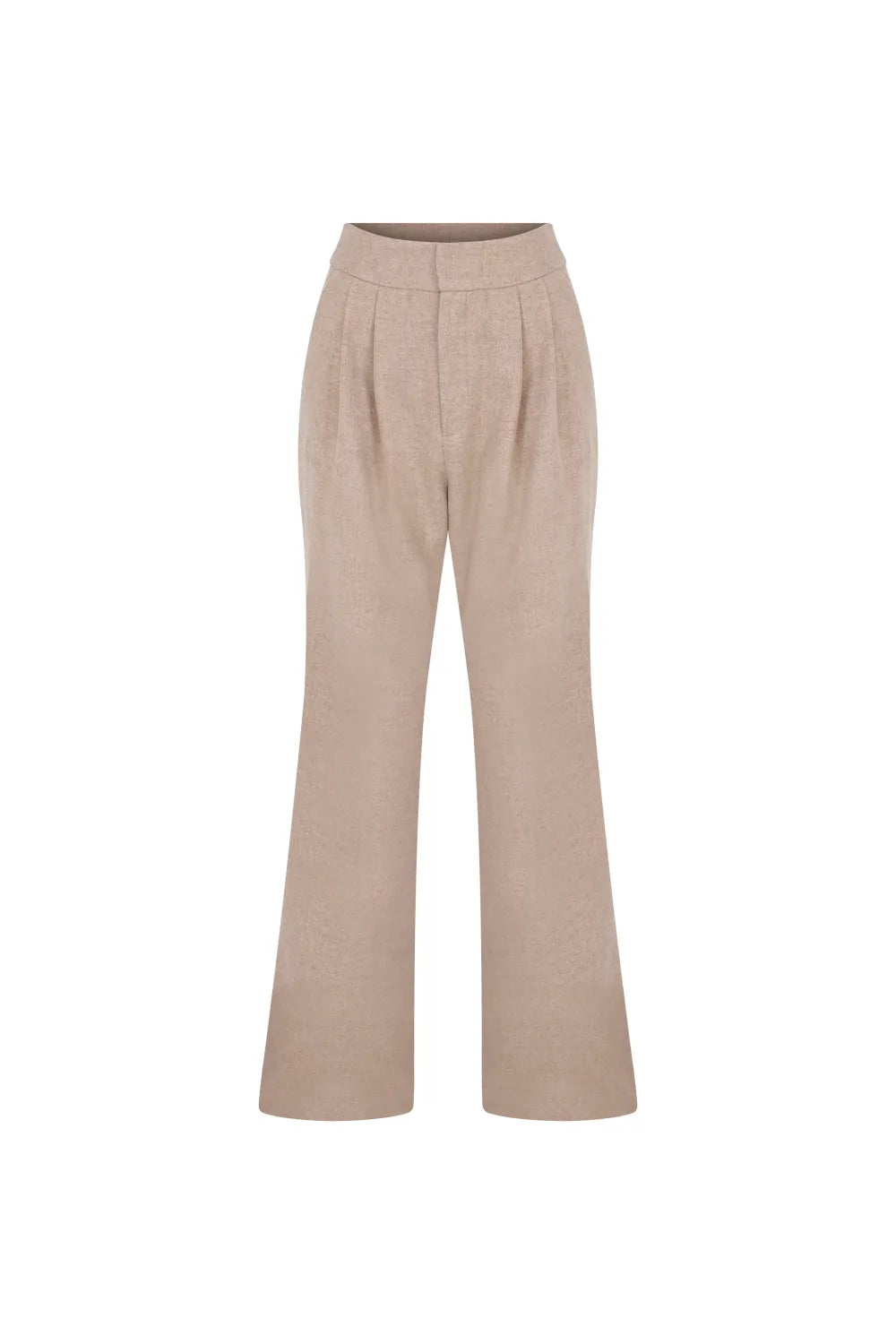 Nazlı Ceren-Tina Yün Pantolon Beige-Pantolon-1-Milagron.com