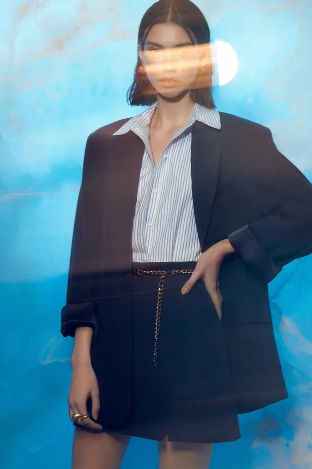 Nazlı Ceren-Vance A Kesim Mini Etek-Etek-4-Milagron.com