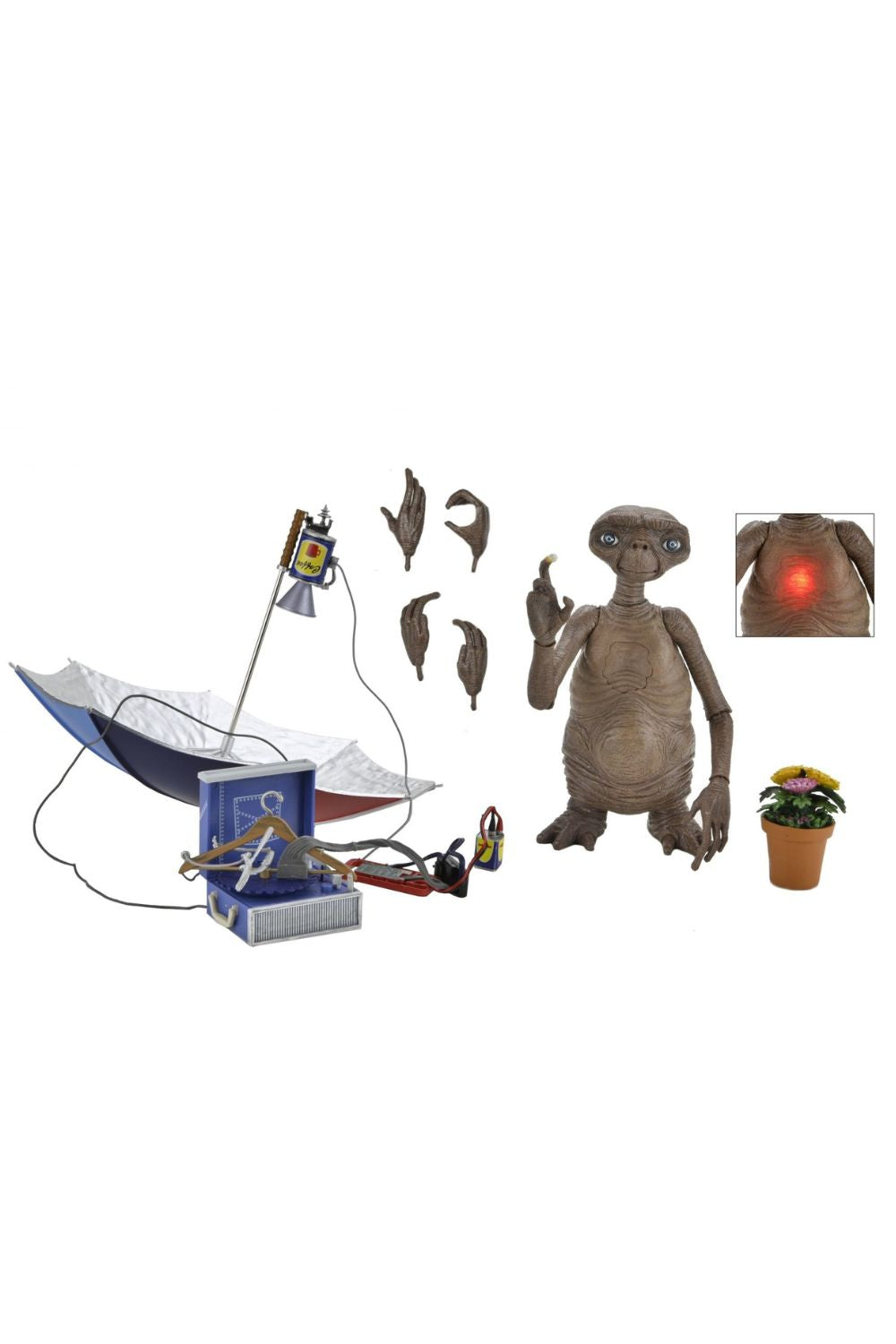 Neca-E.T. 40th Anniversary - Ultimate E.T. Deluxe Set LED Işıklı-Figürler-5-Milagron.com