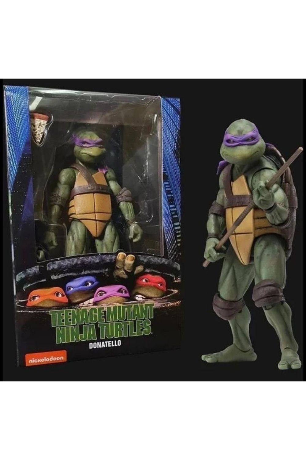 Neca-Teenage Mutant Ninja Turtles 1990 Movie - Donatello Aksiyon Figürü - 7 inch-Figürler-8-Milagron.com