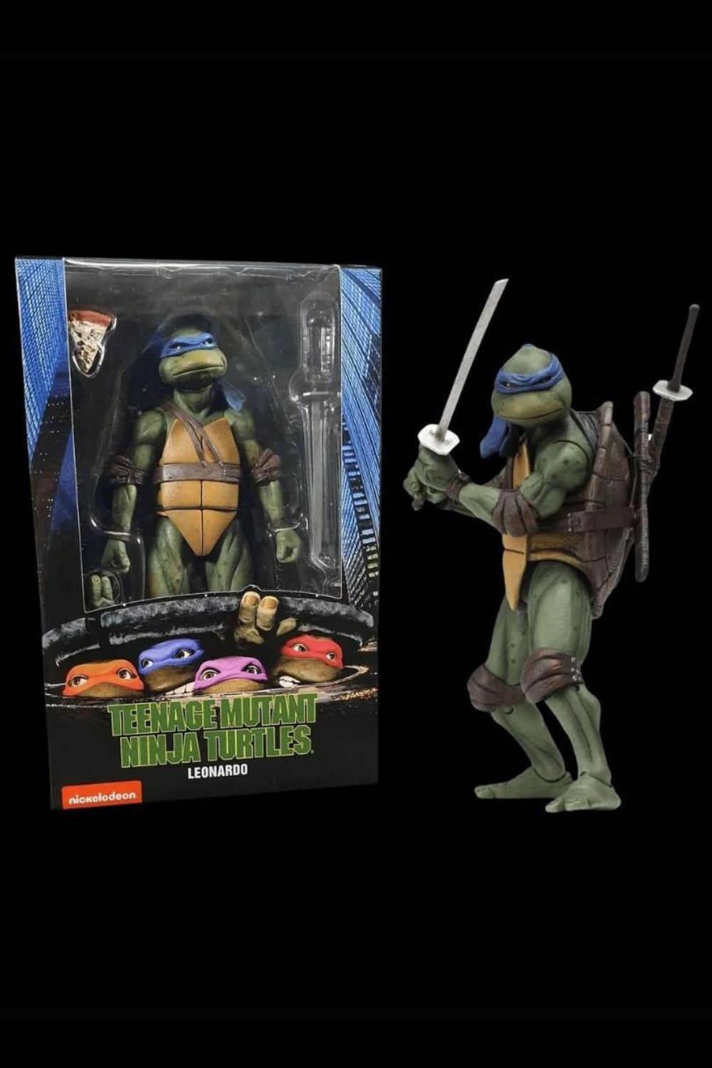 Neca-Teenage Mutant Ninja Turtles 1990 Movie - Leonardo Aksiyon Figürü - 7 inch-Figürler-2-Milagron.com