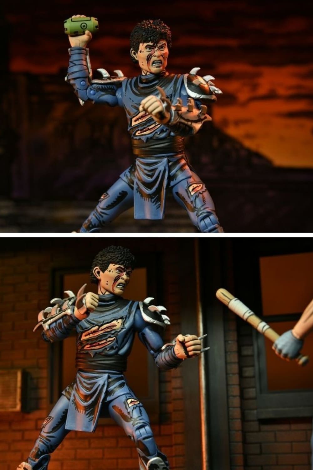 Neca-Teenage Mutant Ninja Turtles - Battle Damaged Shredder Mirage Comics Aksiyon Figürü-Heykel-3-Milagron.com