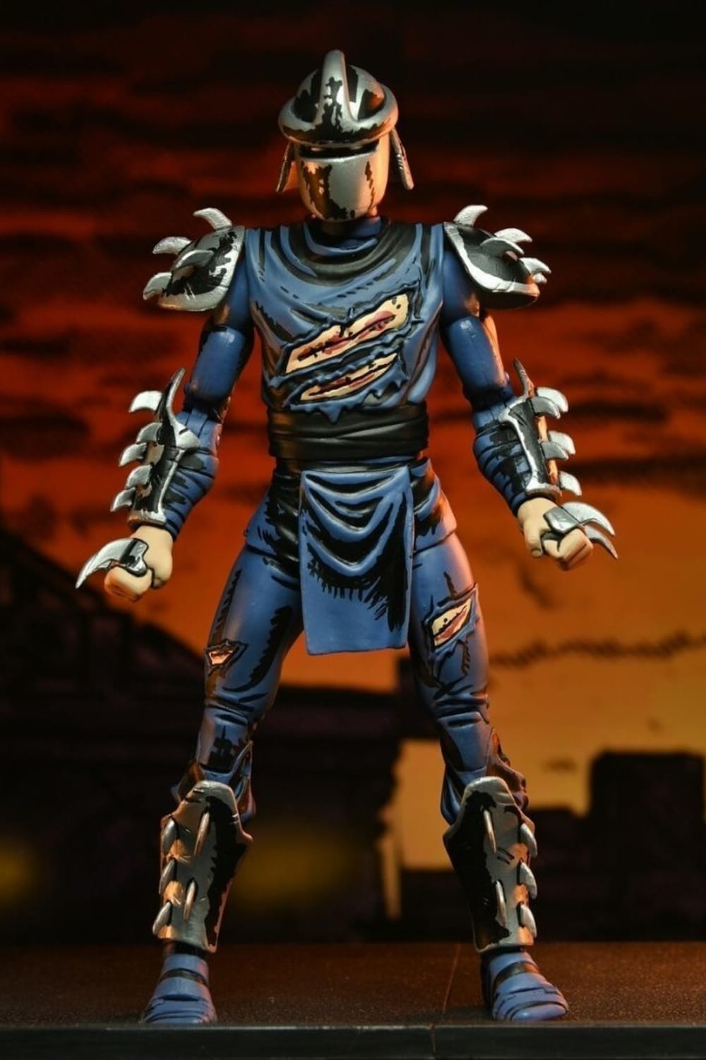 Neca-Teenage Mutant Ninja Turtles - Battle Damaged Shredder Mirage Comics Aksiyon Figürü-Heykel-5-Milagron.com