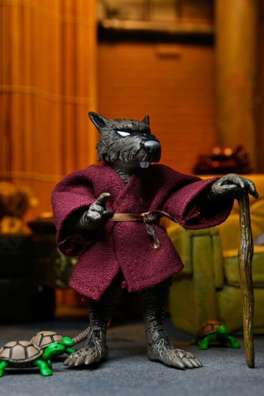 Neca-Teenage Mutant Ninja Turtles - Splinter Mirage Comics Aksiyon Figürü-Figürler-4-Milagron.com