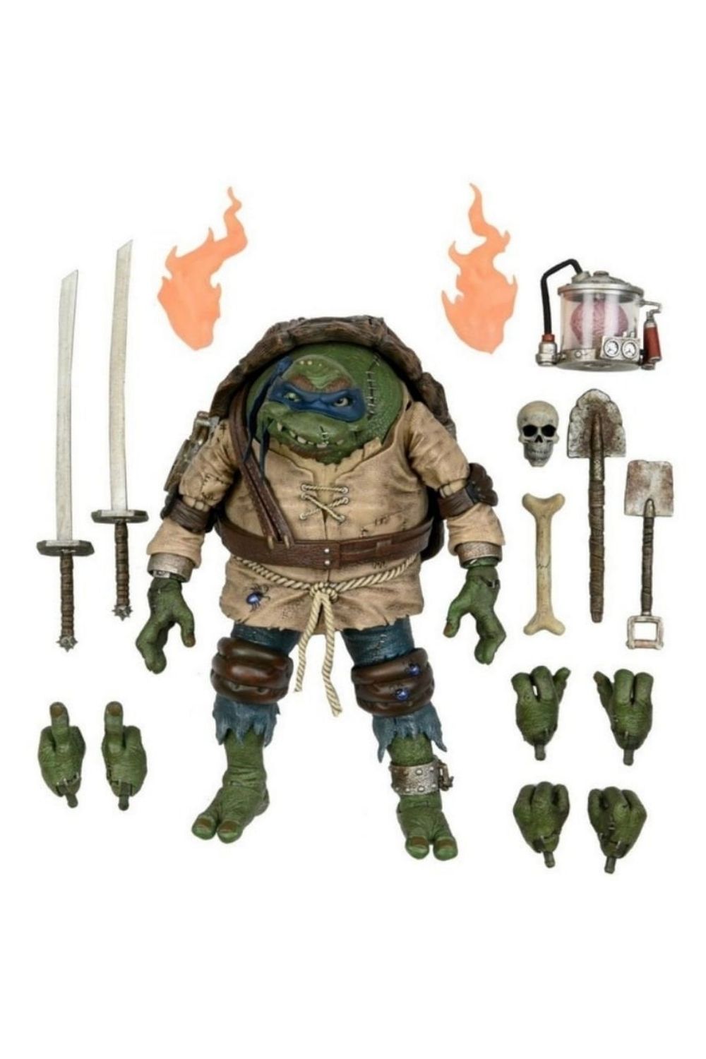 Neca-Universal Monsters x TMNT: Ultimate Leonardo as The Hunchback Aksiyon Figürü-Figürler-1-Milagron.com