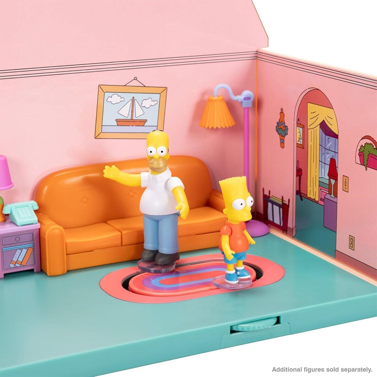 Jksmp17556 The Simpsons Oturma Odası Ve Figürlü Oyun Seti