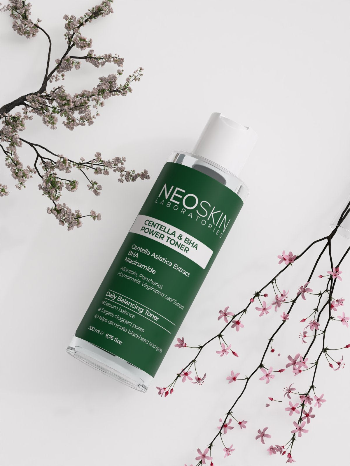 Neoskin-Centella & Bha Power Toner 200ml Centella & Bha İçerikli Siyah Nokta Karşıtı, Gözenek Sıkılaştırıcı Günlük Bakım Toniği-Tonik-5-Milagron.com