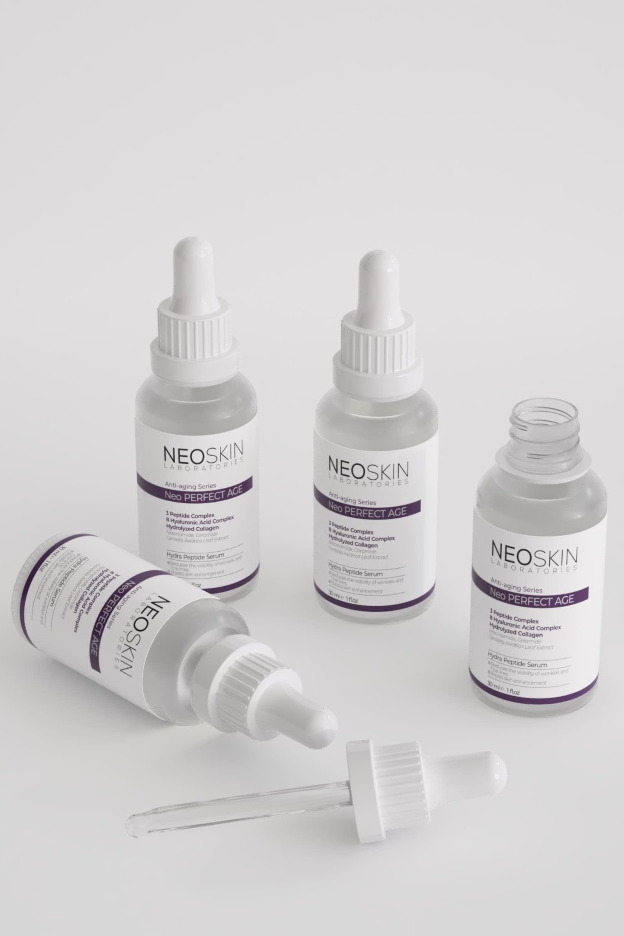 Neoskin-Neo Perfect Age 30ml Dolgunlaştırıcı, Nemlendirici, Anti Aging Peptit Serumu-Cilt Serumu-5-Milagron.com