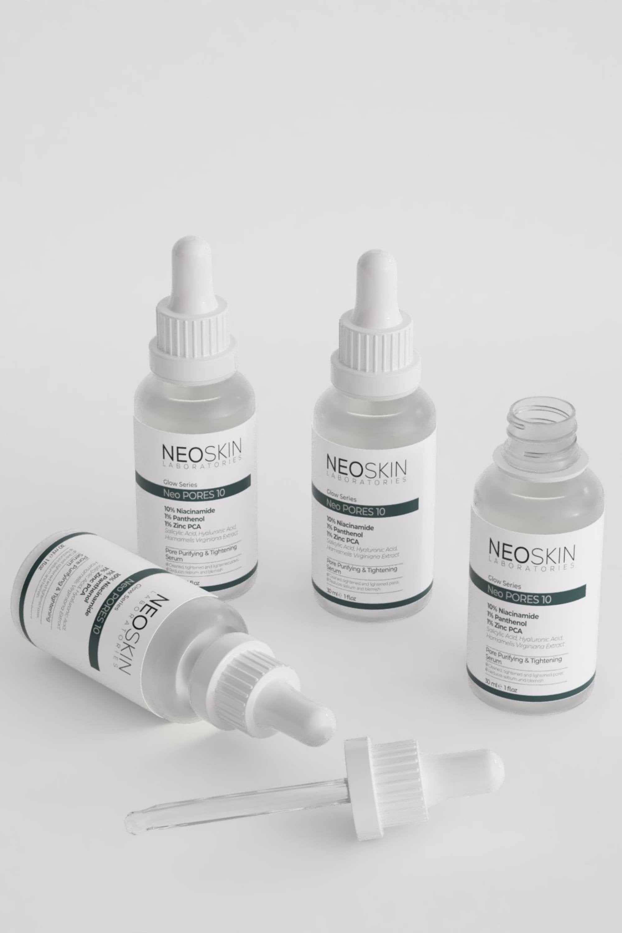 Neoskin-Neo Pores 10 30ml Gözenek Sıkılaştırıcı, Siyah Nokta Ve Akne Karşıtı özel Aydınlatıcı Bakım Serumu-Cilt Serumu-4-Milagron.com