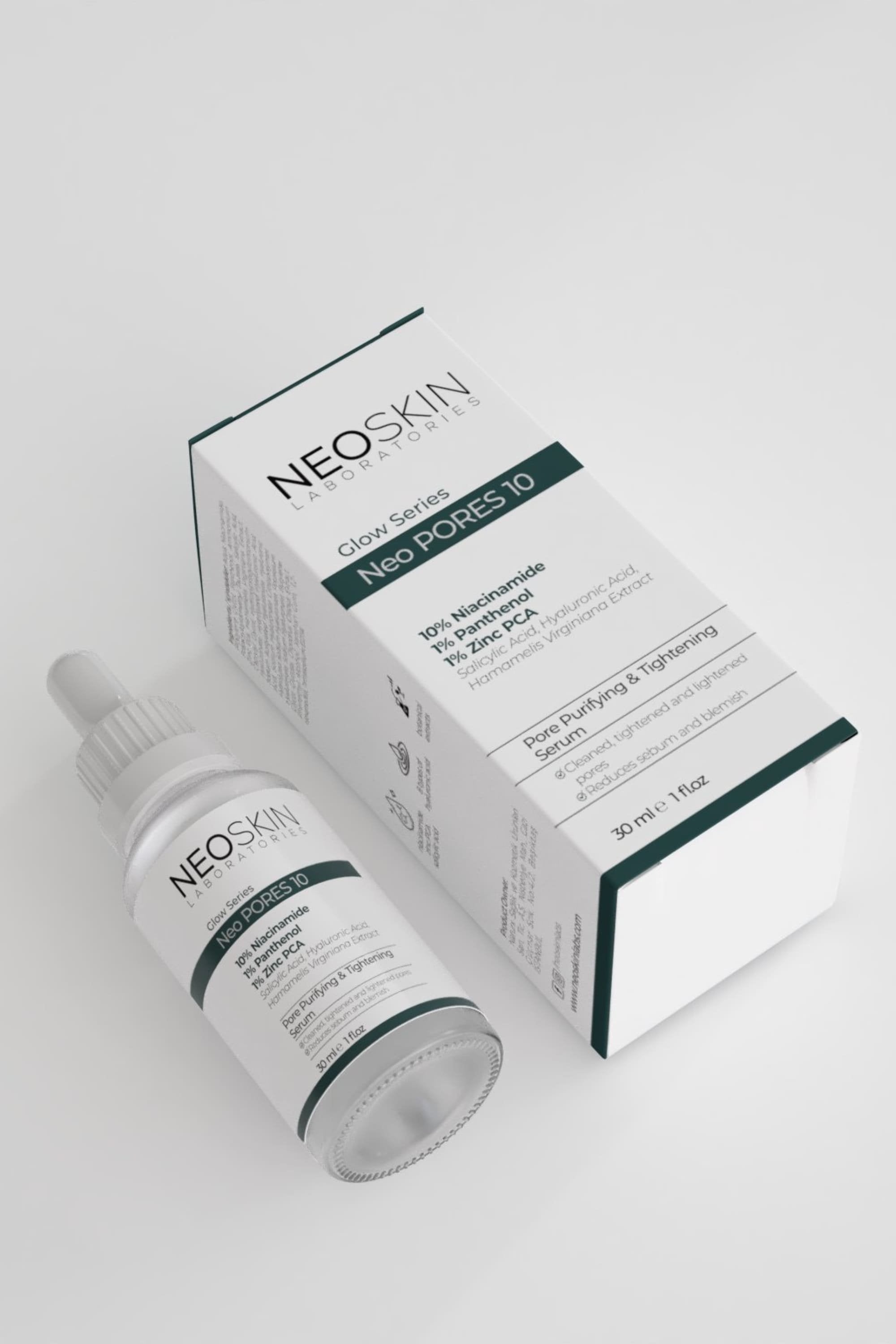 Neoskin-Neo Pores 10 30ml Gözenek Sıkılaştırıcı, Siyah Nokta Ve Akne Karşıtı özel Aydınlatıcı Bakım Serumu-Cilt Serumu-7-Milagron.com