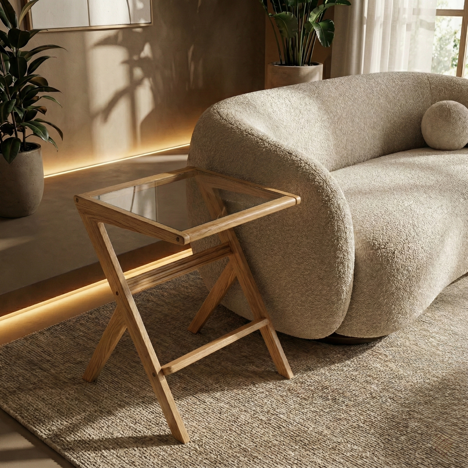 Form Sehpa Naturel