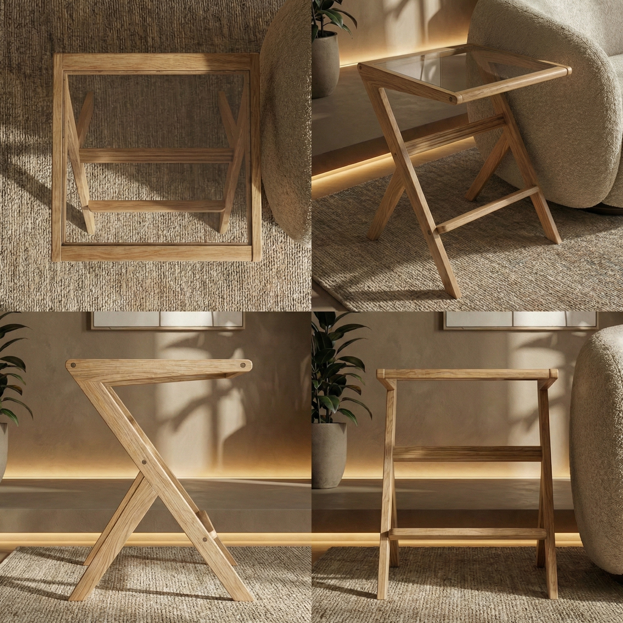 Form Sehpa Naturel
