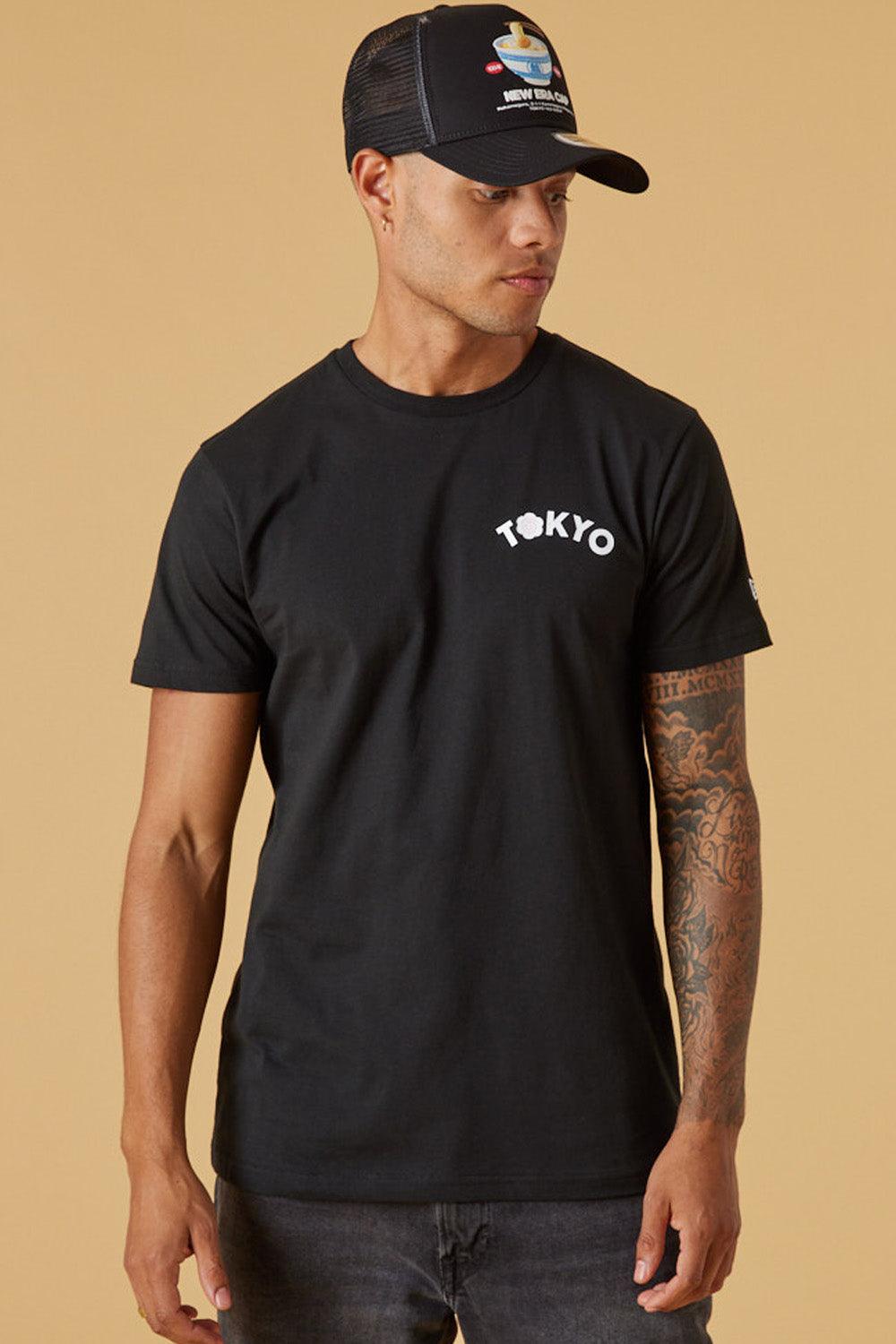 New Era-Food Pack Tee BLK-T-Shirts-1-Milagron.com