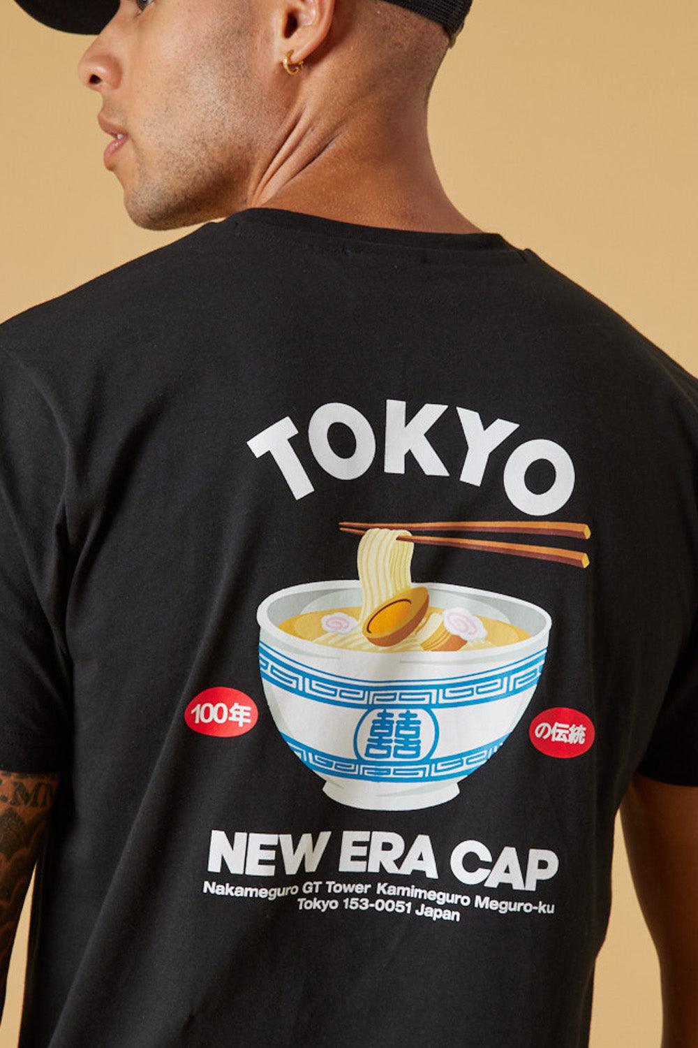 New Era-Food Pack Tee BLK-T-Shirts-4-Milagron.com