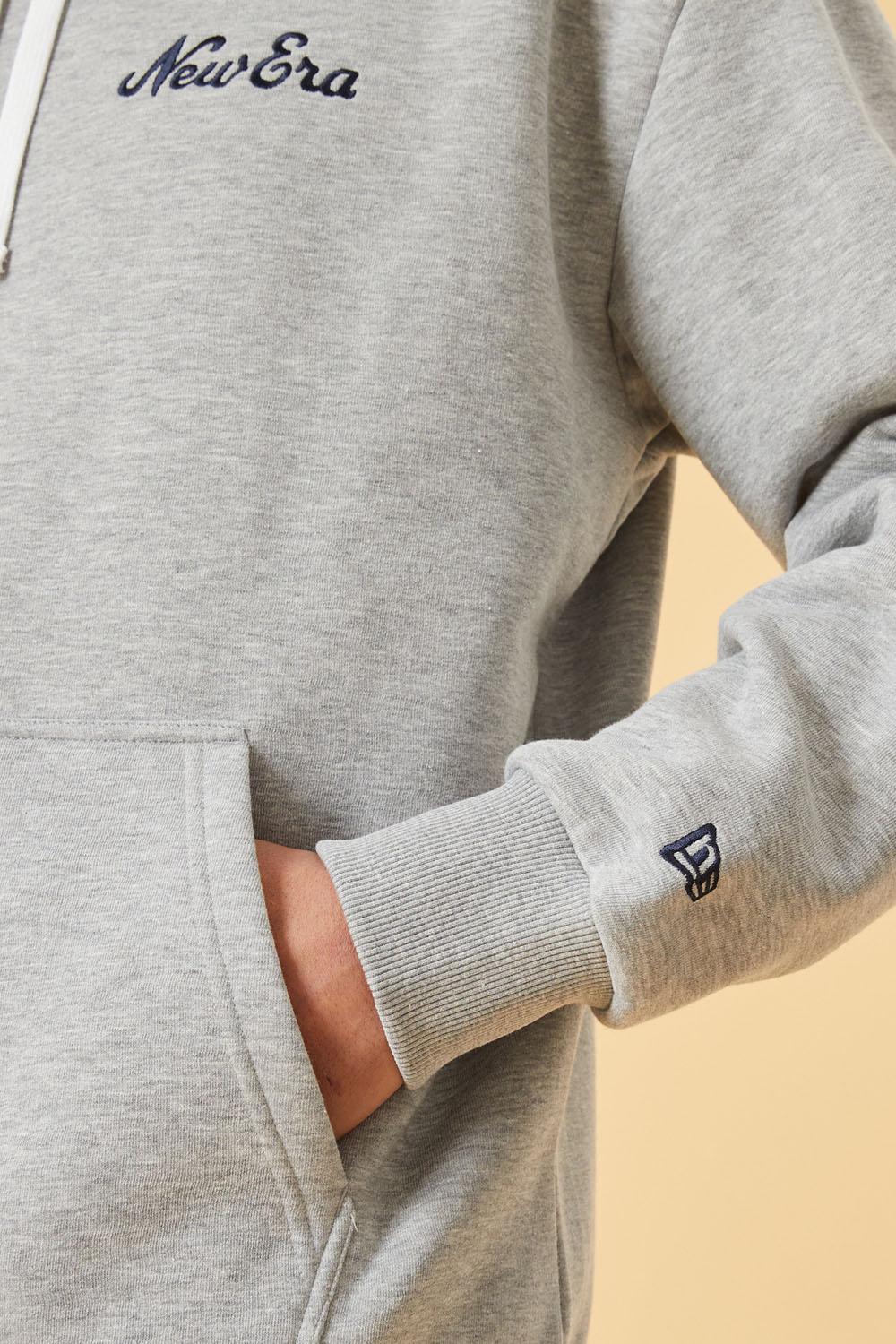 New Era-Heritage Oversized Hoodie - Gri-Sweatshirts & Hoodies-3-Milagron.com