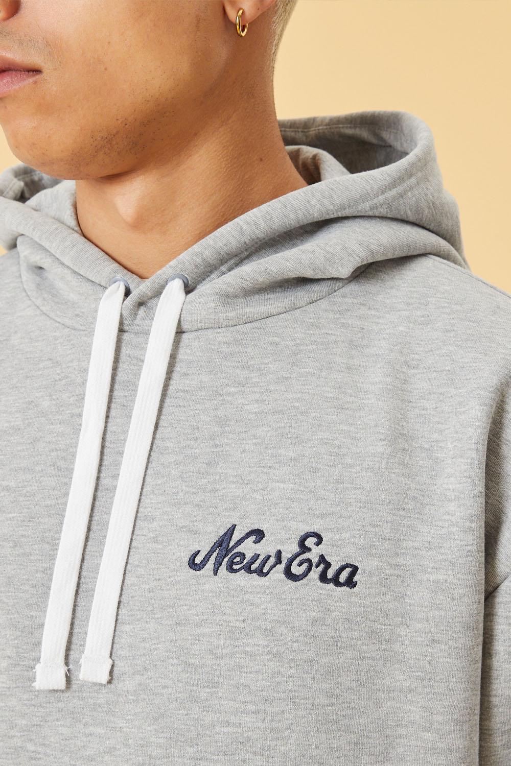 New Era-Heritage Oversized Hoodie - Gri-Sweatshirts & Hoodies-4-Milagron.com