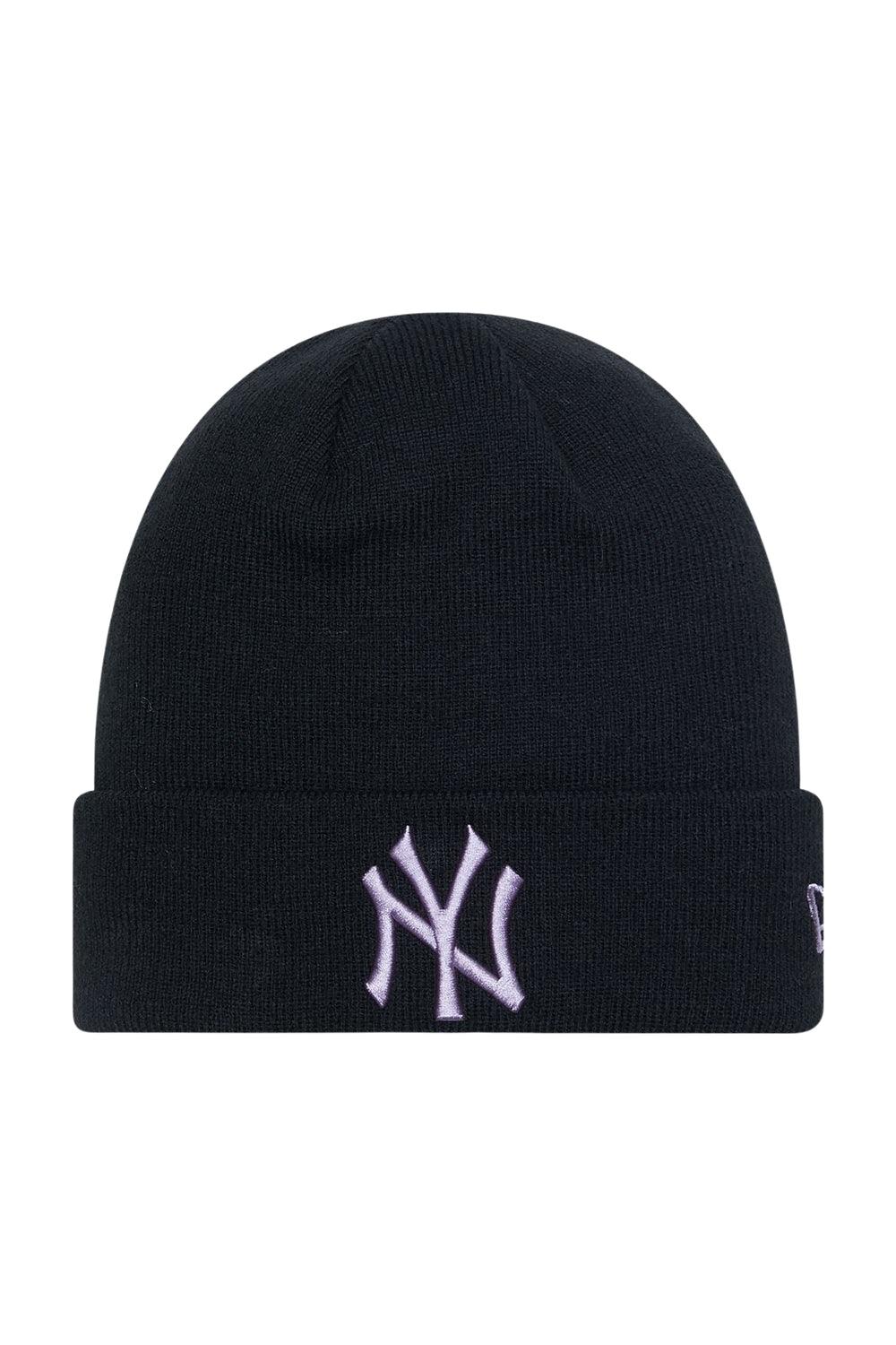 New Era-League Ess Cuff Beanie Neyyan BLKPNO-Bere-1-Milagron.com