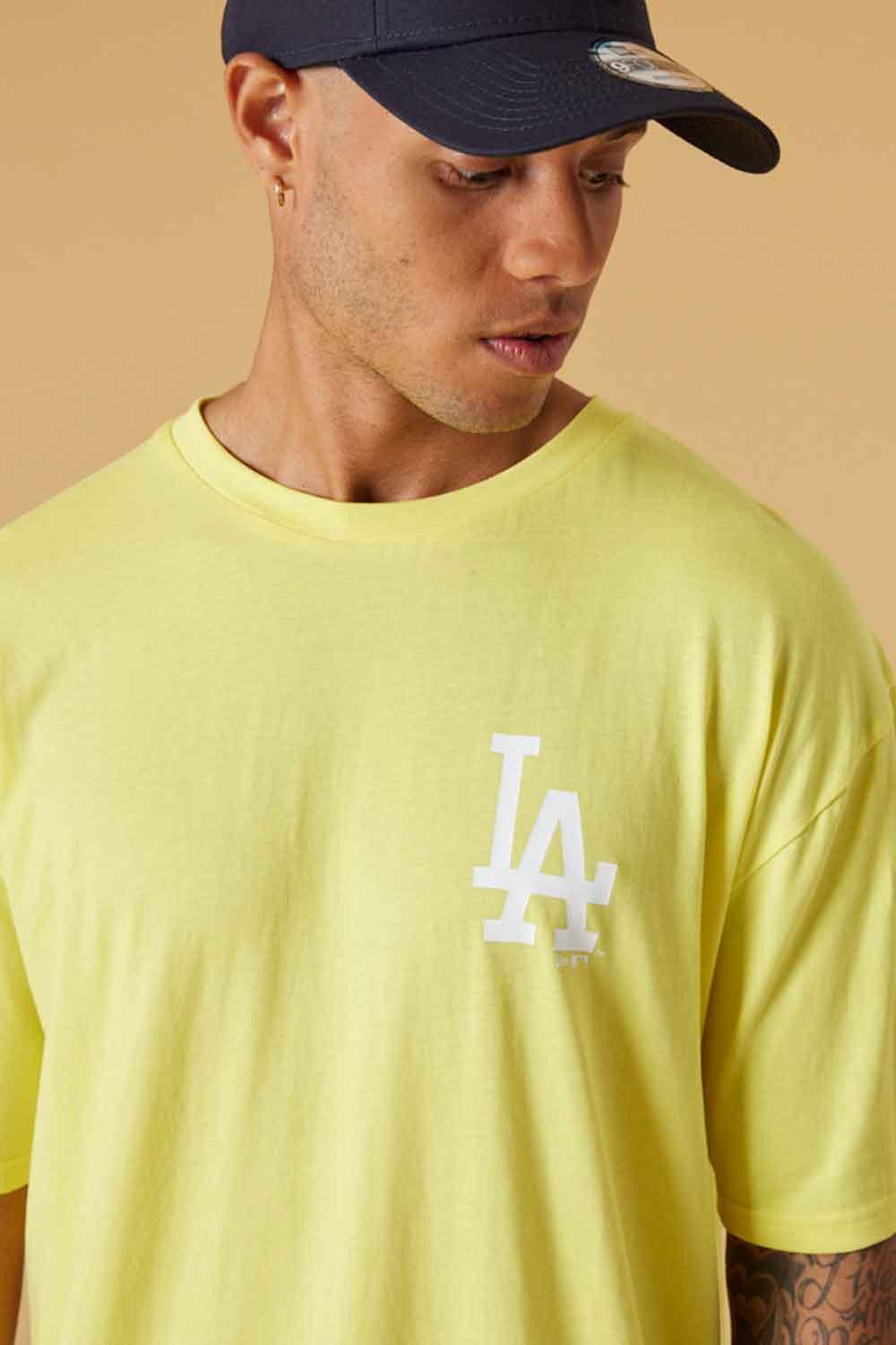 New Era-League Essential Oversized Tee Los Angeles Dodgers-T-Shirts-2-Milagron.com