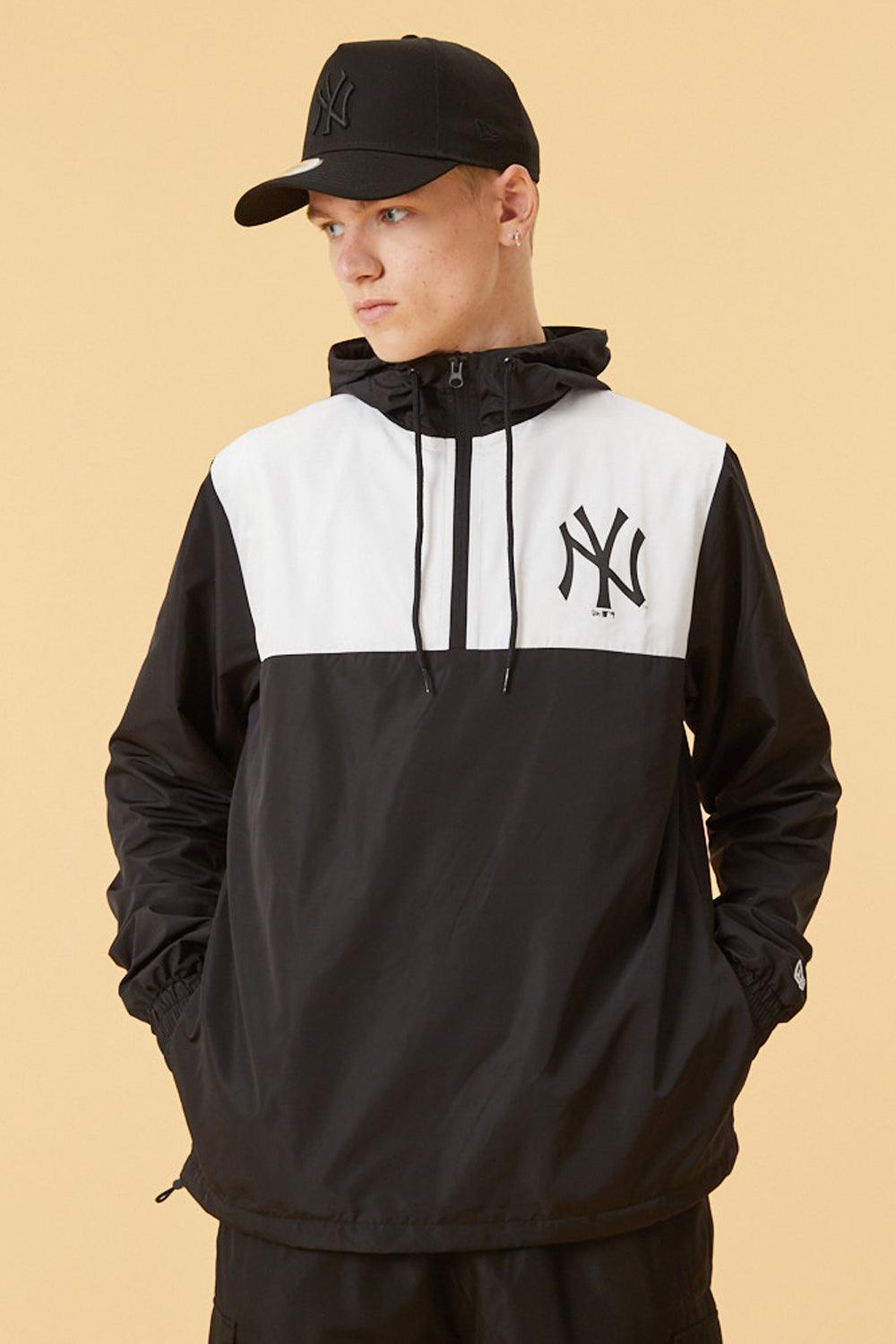 New Era-MLB Colorblock Windbreaker Neyyan Black-Mont-1-Milagron.com