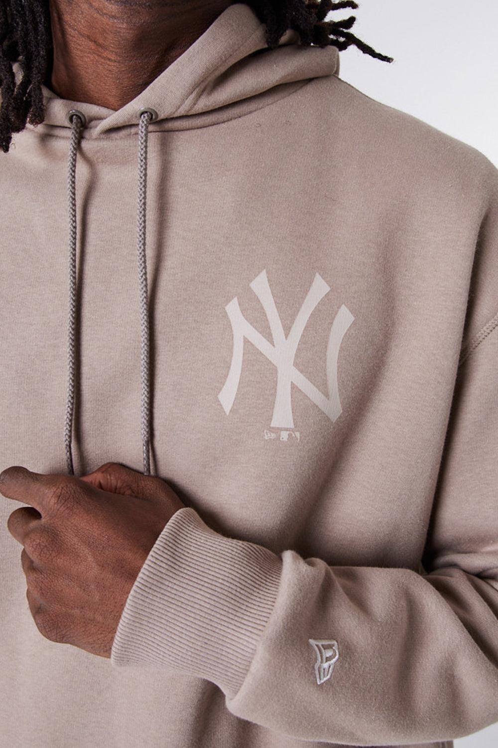 New Era-MLB League Essential Oversized Hoodie Brown-Sweatshirts & Hoodies-2-Milagron.com