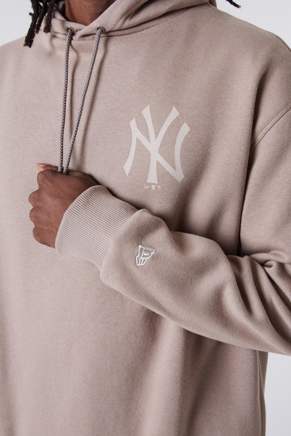 New Era-MLB League Essential Oversized Hoodie Brown-Sweatshirts & Hoodies-3-Milagron.com