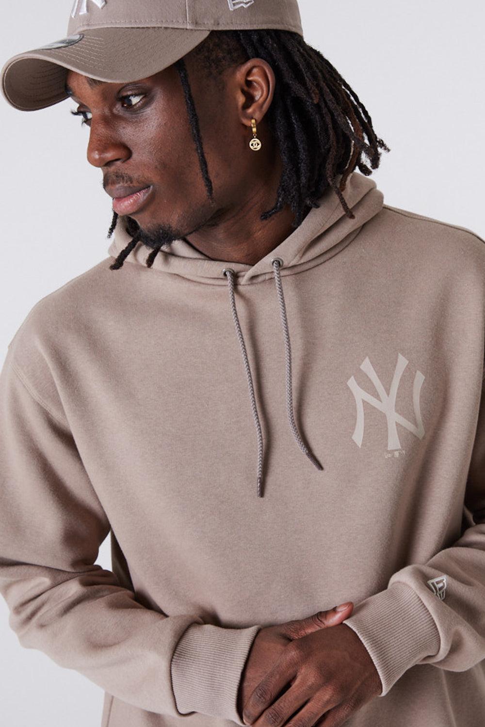 New Era-MLB League Essential Oversized Hoodie Brown-Sweatshirts & Hoodies-5-Milagron.com