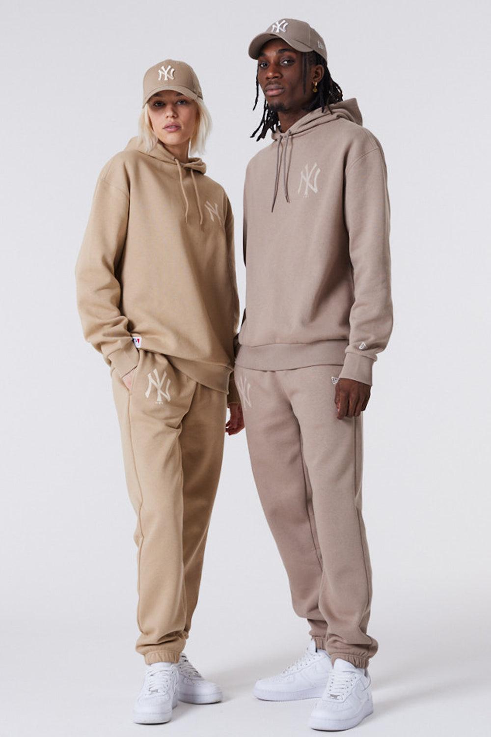 New Era-MLB League Essential Oversized Hoodie Brown-Sweatshirts & Hoodies-6-Milagron.com