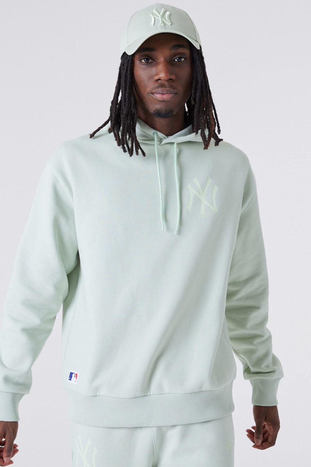 New Era-MLB League Essential Oversized Hoodie Green-Sweatshirts & Hoodies-1-Milagron.com