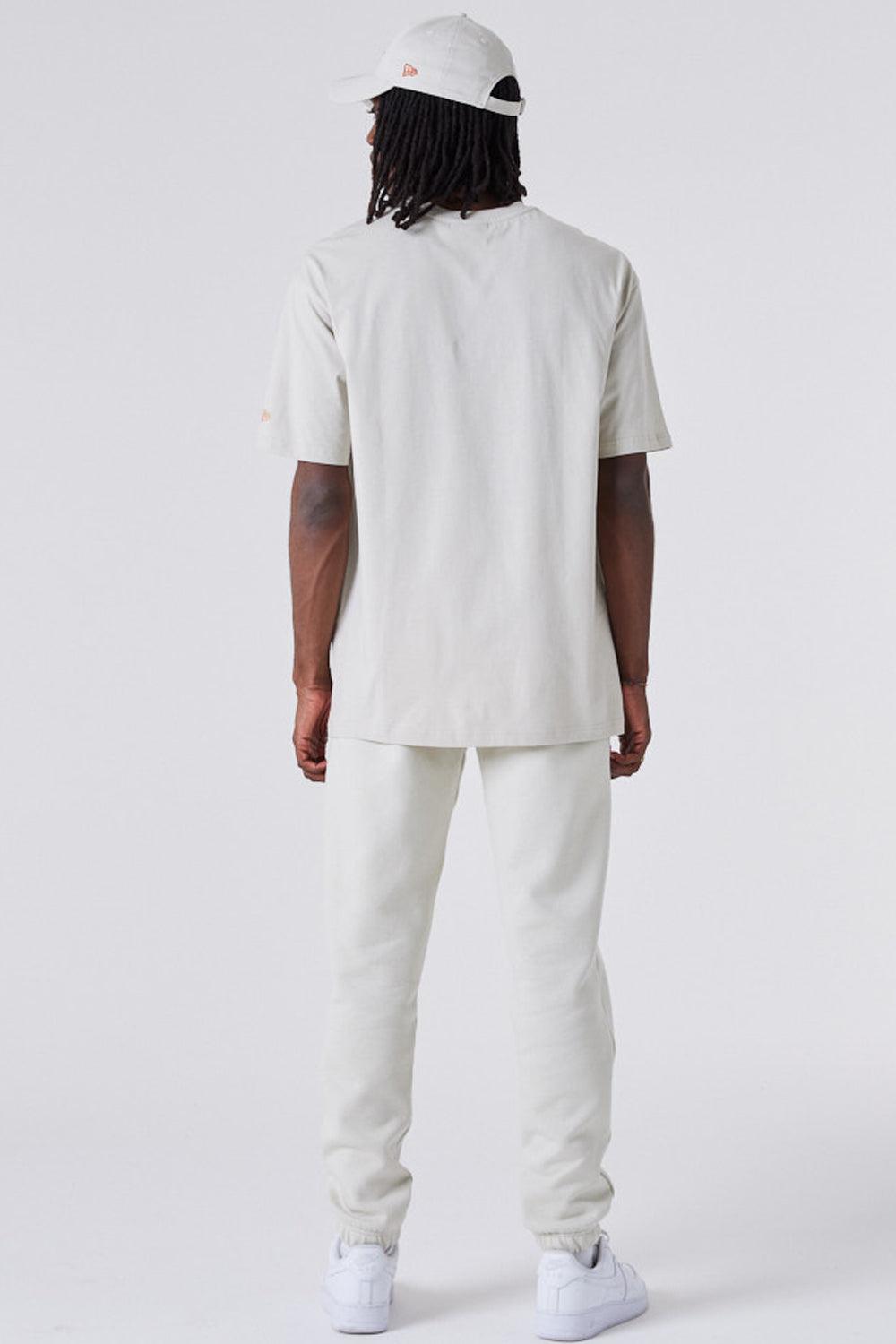 New Era-MLB League Essential Oversized Tee Beige-T-Shirts-6-Milagron.com