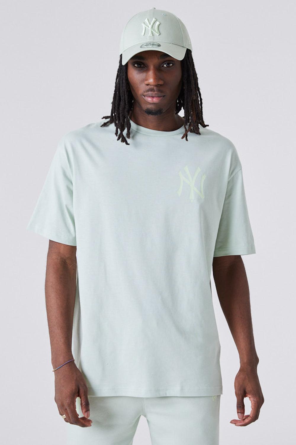 New Era-MLB League Essential Oversized Tee Green-T-Shirts-1-Milagron.com