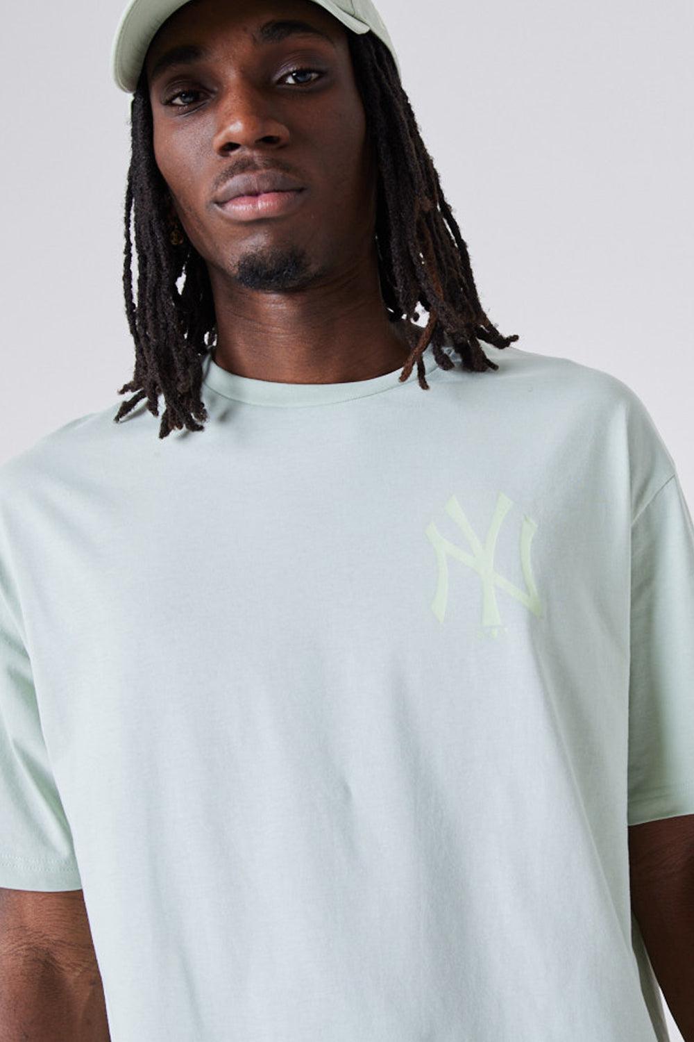 New Era-MLB League Essential Oversized Tee Green-T-Shirts-3-Milagron.com