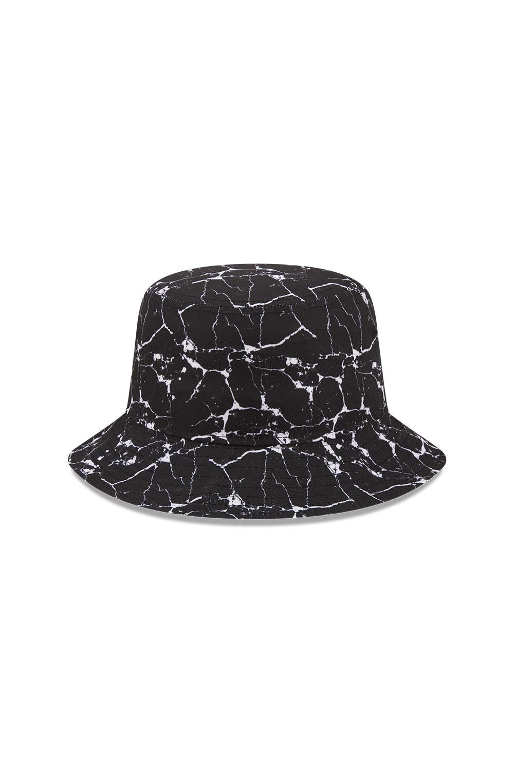 New Era-Marble Tapered Bucket BLKWHI-Bucket Hat-1-Milagron.com
