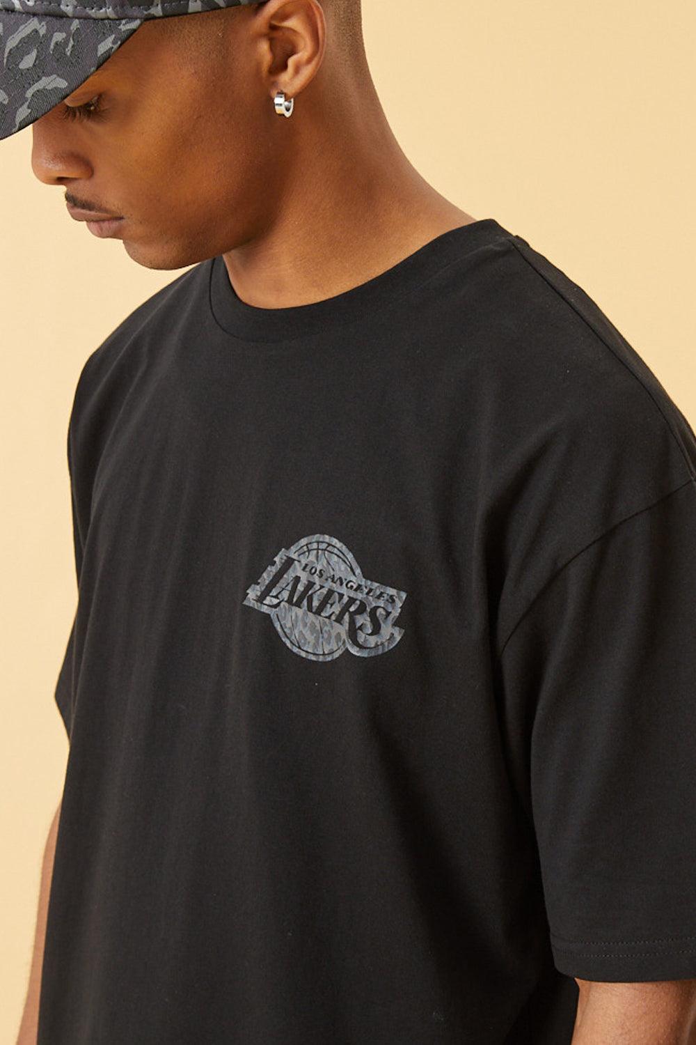 New Era-NBA Seasonal Infill Oversized Tee Los Angeles Lakers-T-Shirts-2-Milagron.com