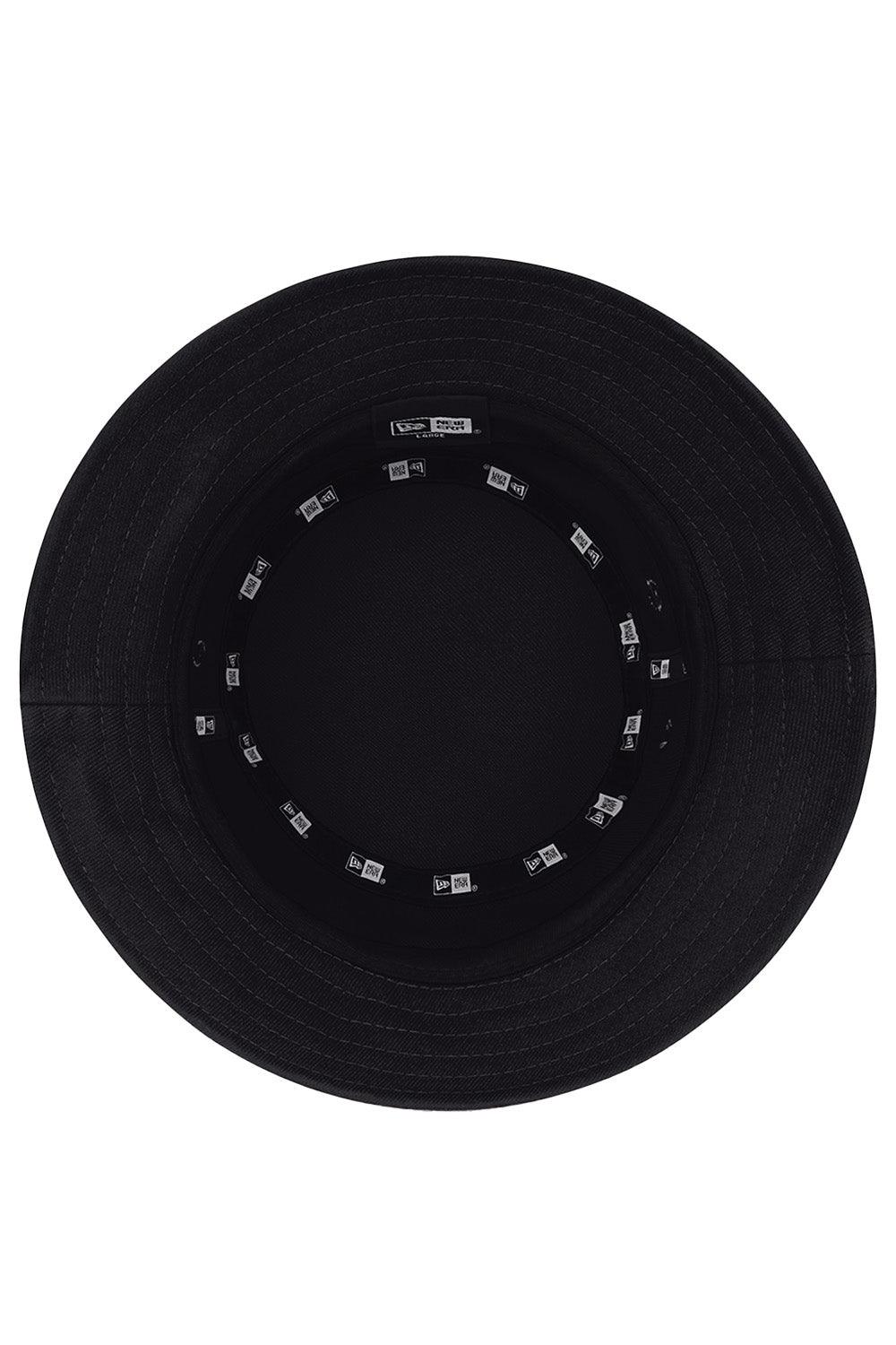 New Era-NE Essential Bucket Black-Bucket Hat-2-Milagron.com