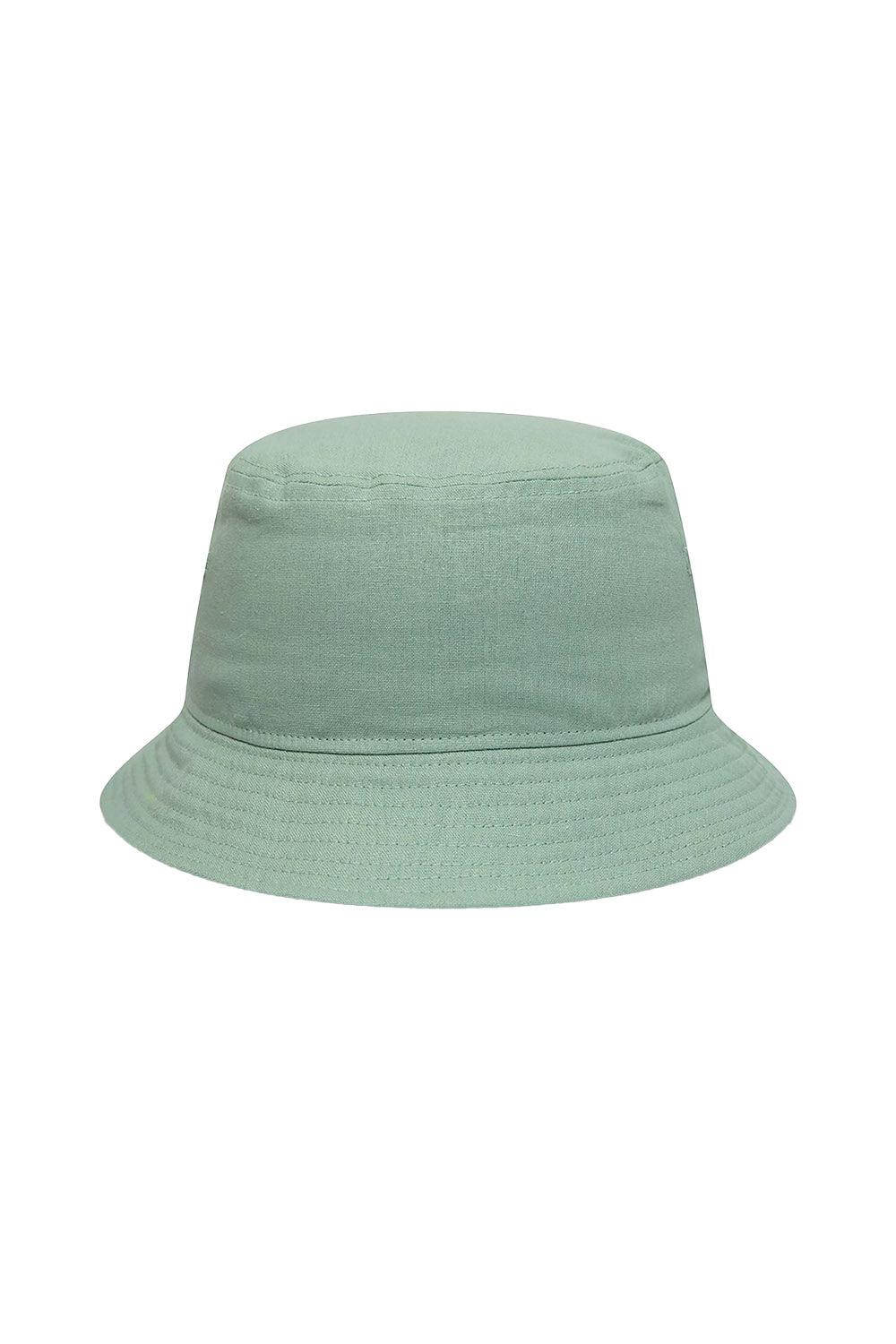 New Era-NE Linen Tapered Bucket GRF-Bucket Hat-3-Milagron.com