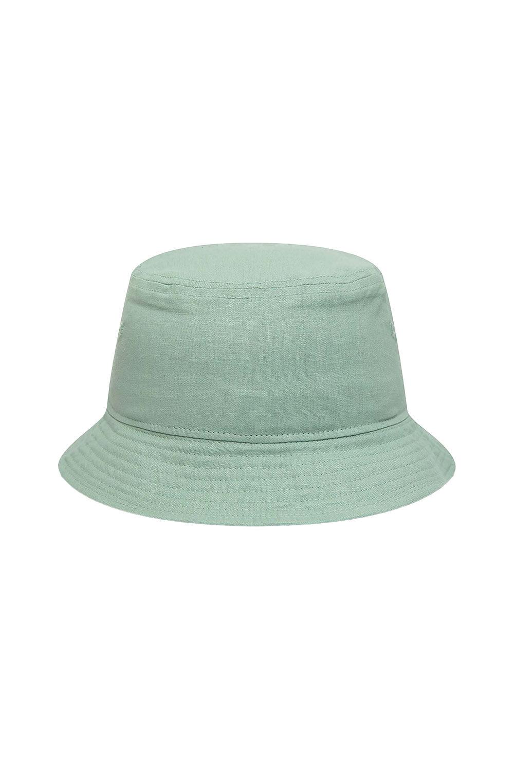 New Era-NE Linen Tapered Bucket GRF-Bucket Hat-4-Milagron.com