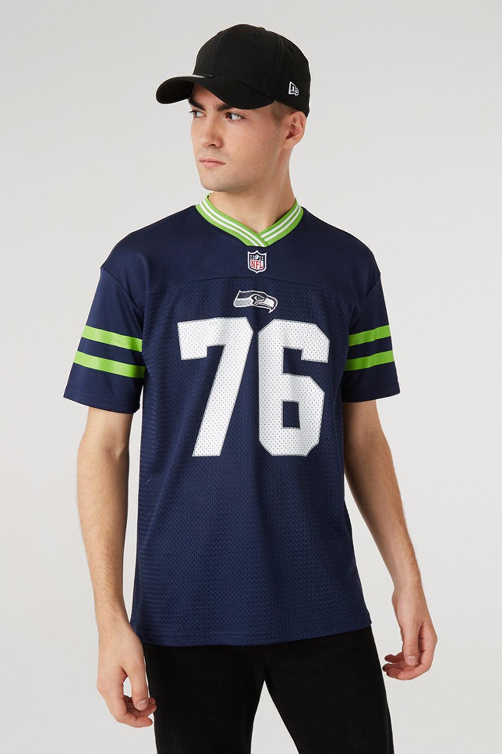 New Era-NFL Logo Oversized Tee Seattle Seahawks-T-Shirts-4-Milagron.com