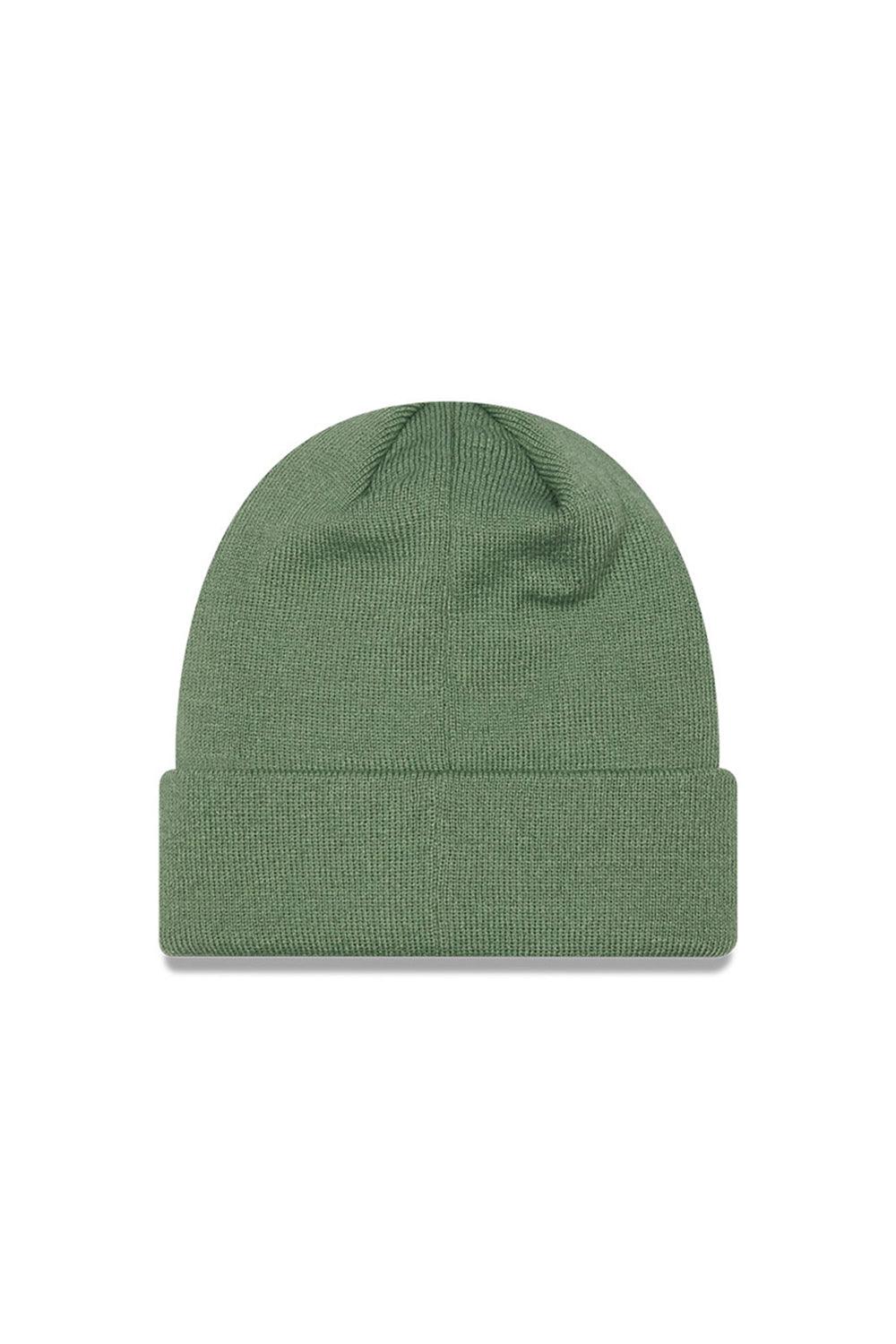 New Era-New York Yankees League Essential Womens Green Beanie Hat-Bere-2-Milagron.com