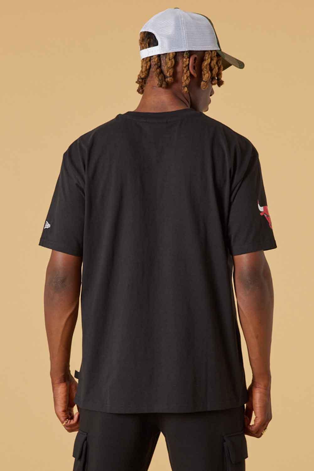 New Era-Washed Pack Wordmark Oversized Tee Chicago Bulls-T-Shirts-2-Milagron.com