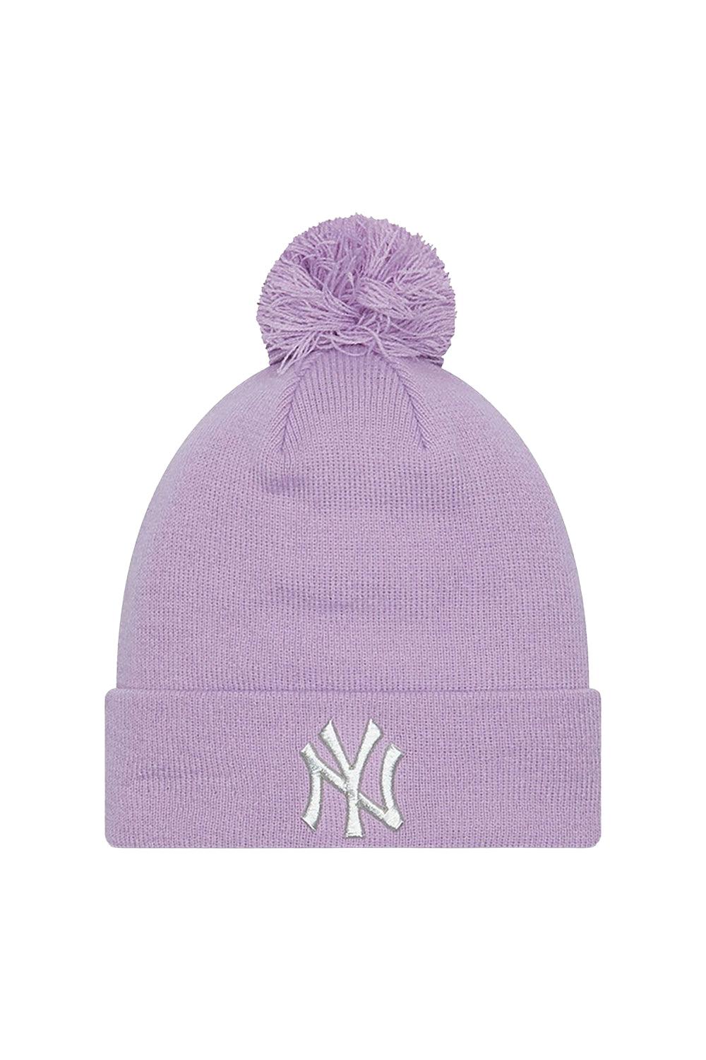 New Era-Women's Metallic Pom Beanie Neyyan PSLMTS-Bere-1-Milagron.com