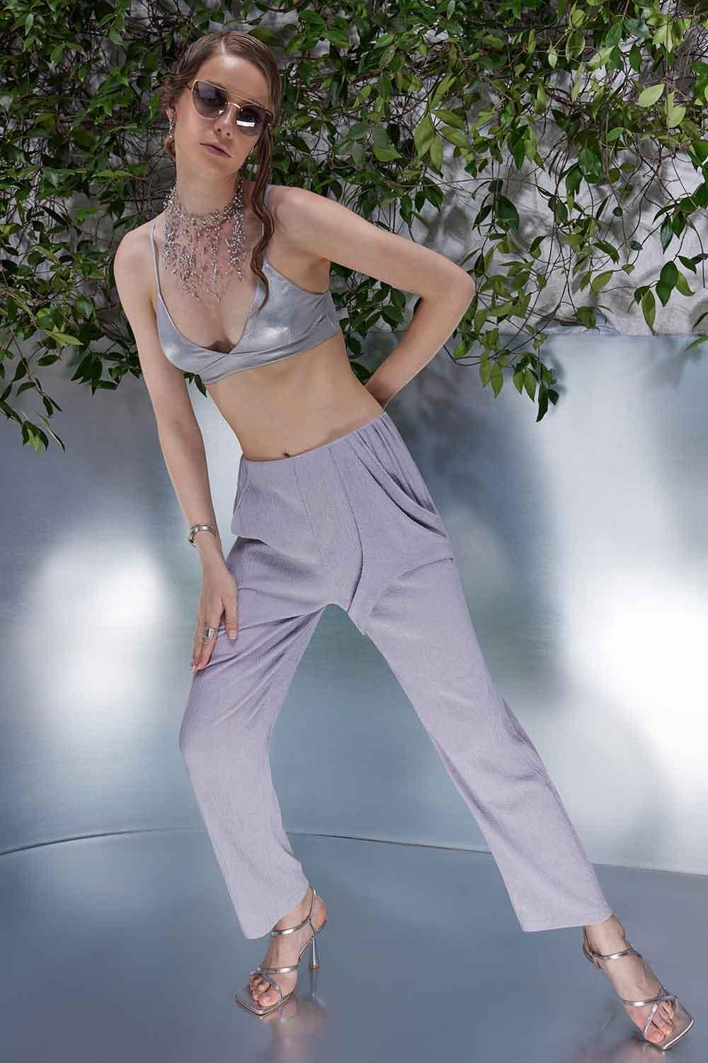 Nil Ergüven-Alrin Pantolon-Kumaş Pantolon-2-Milagron.com