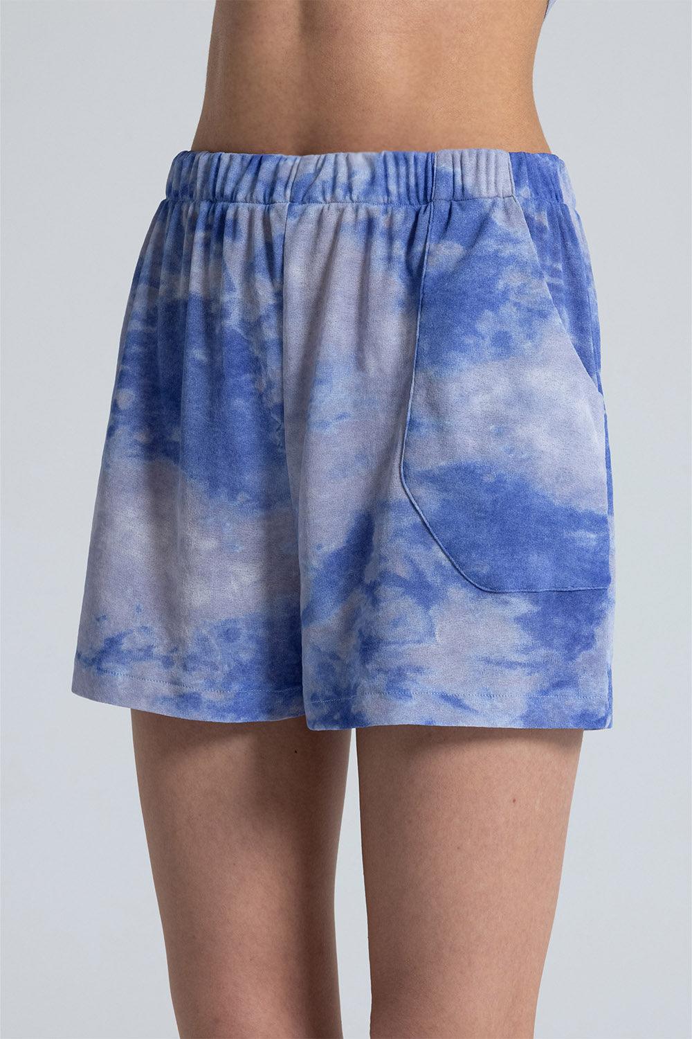 Nil Ergüven-Cielo Desenli Şort-Alt - Üst Takım-1-Milagron.com