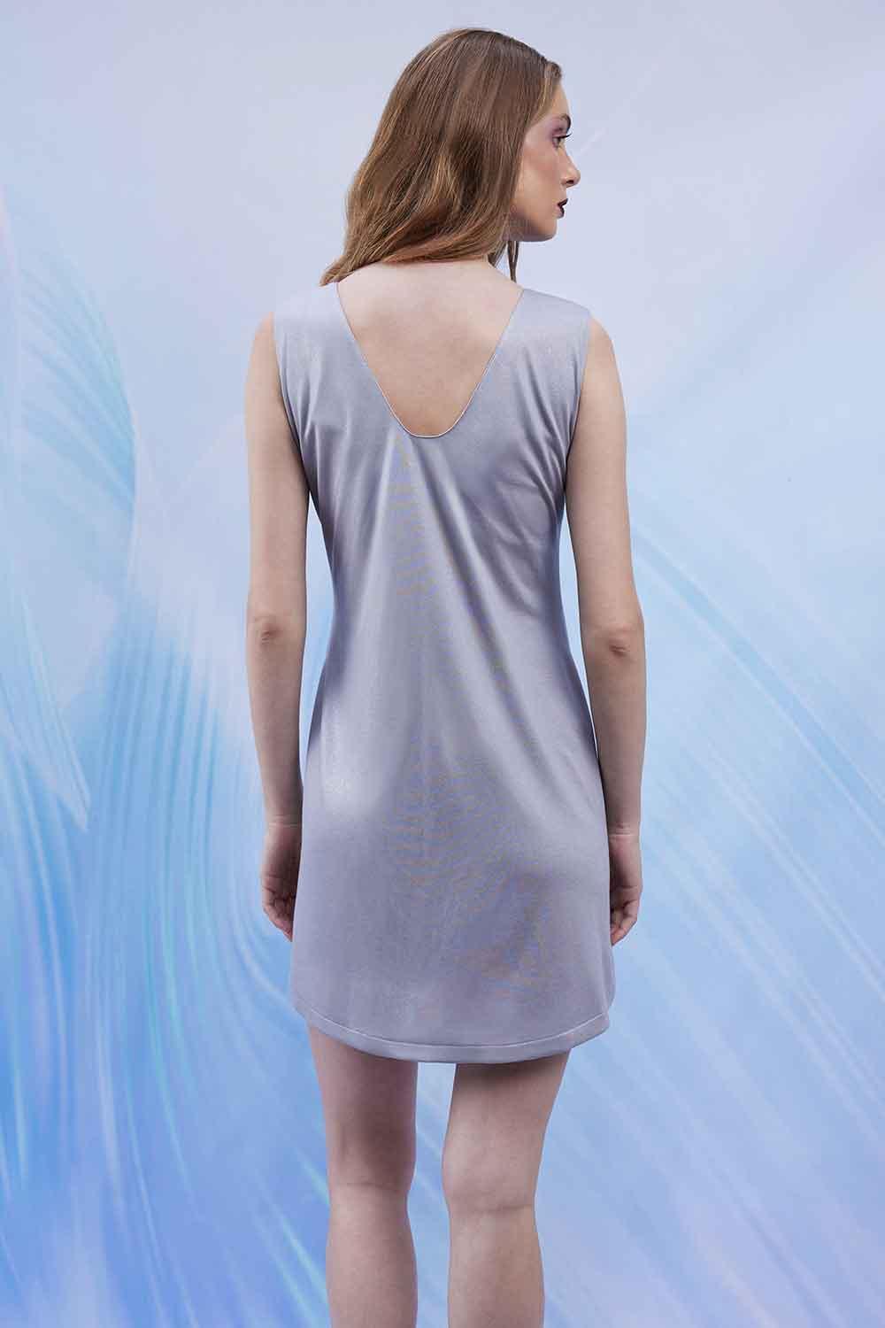 Nil Ergüven-Dahlia Mini Elbise-Elbise-4-Milagron.com