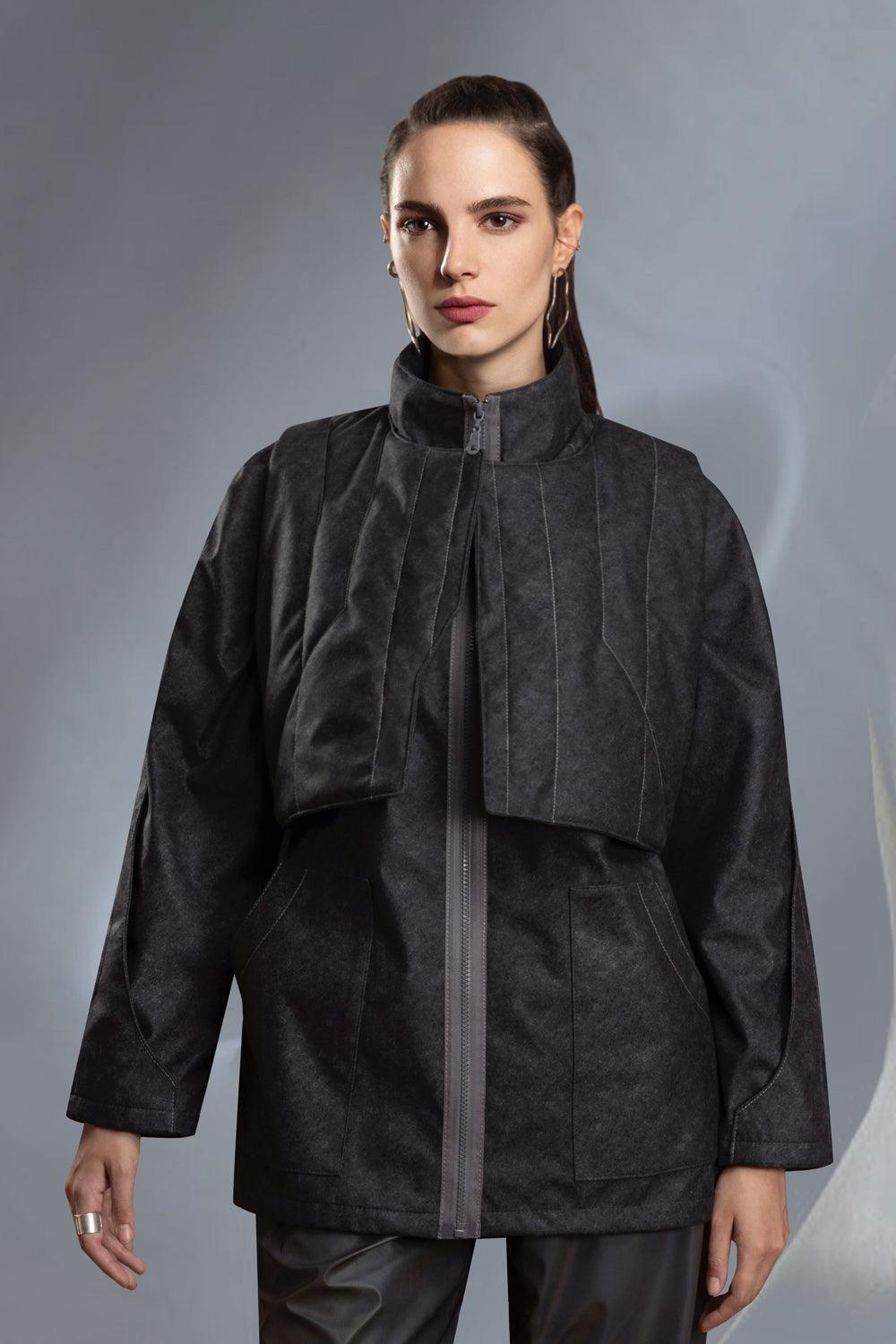 Nil Ergüven-Dione Yelekli Mont Yeşil-Mont-1-Milagron.com