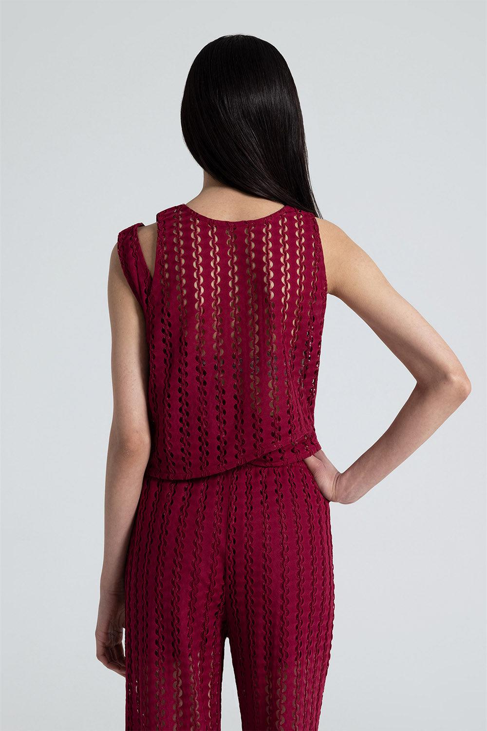 Nil Ergüven-Evanthe File Bluz-Top-3-Milagron.com