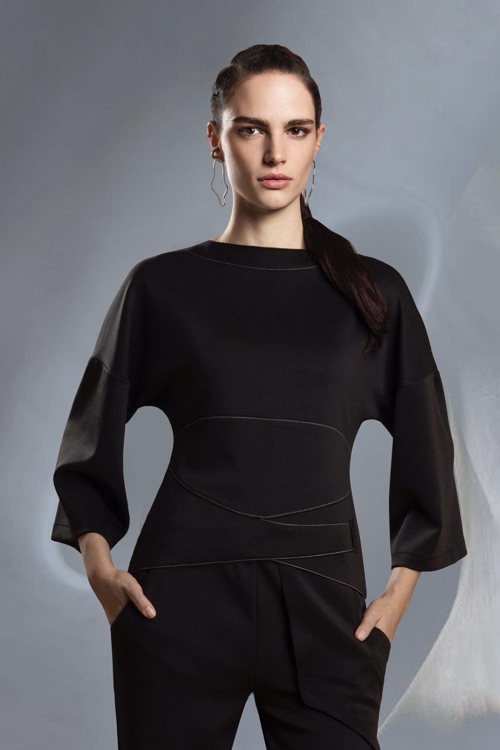 Nil Ergüven-Nova Kazak Siyah-Kazak & Triko-1-Milagron.com