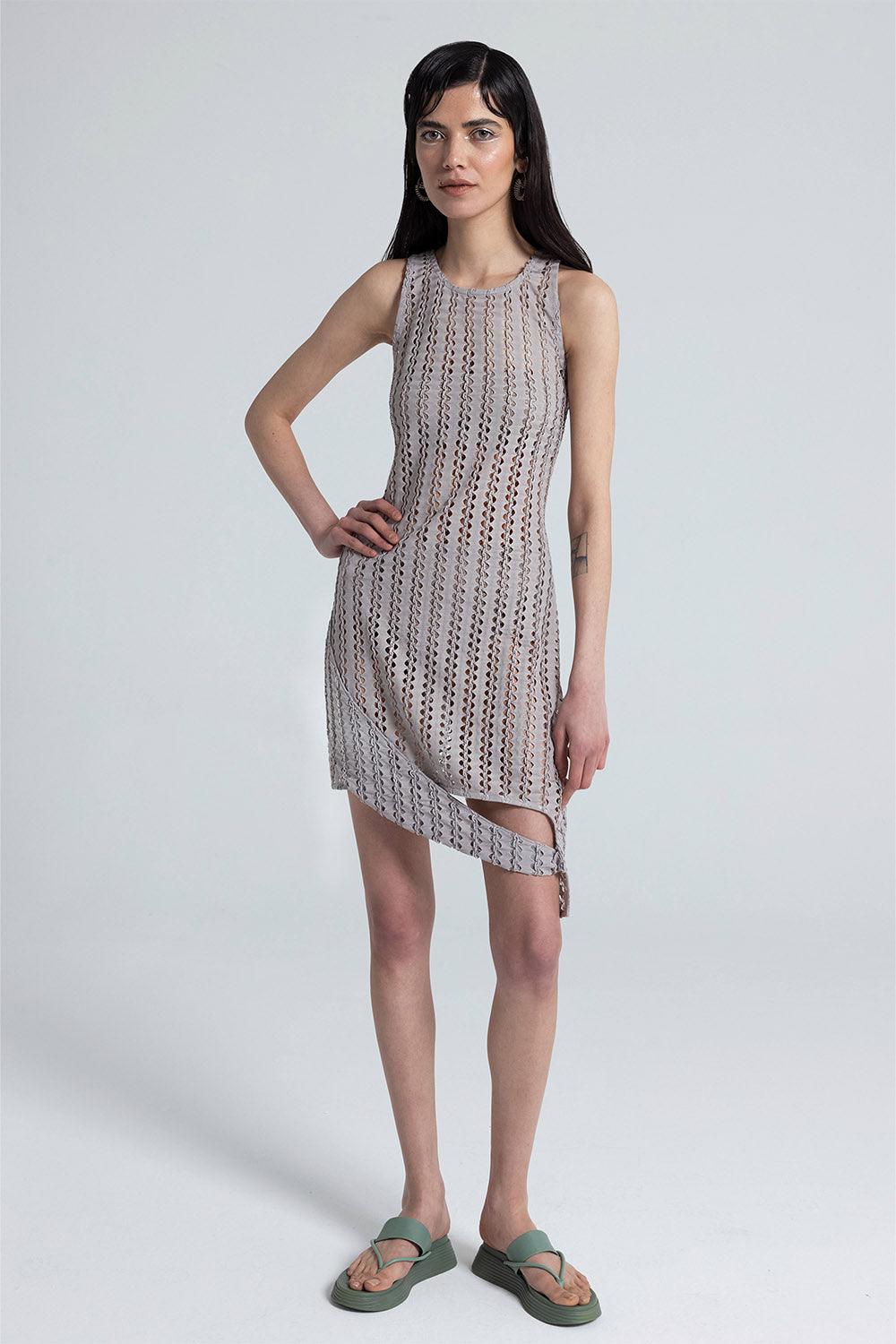 Nil Ergüven-Penthia File Elbise-Elbise-2-Milagron.com